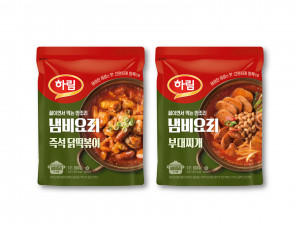 하림이 출시한 ‘냄비요리’ 신제품 2종(즉석 닭떡볶이, 부대찌개)