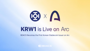 비댁스 ‘KRW1’, 서클 아크 메인넷에 국내 유일 원화 스테이블코인으로 합류