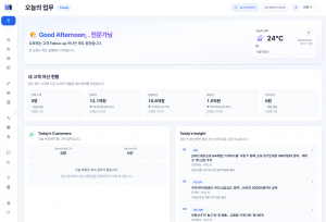 WealthMap Advisor 플랫폼 화면. 고객 자산 현황과 상담 업무, 자산 관리 인사이트 등을 확인할 수 있다