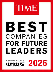 TIME의 ‘미래 리더를 위한 최고의 기업(Best Companies for Future Leaders)’ 순위는 미국에서 가장 영향력 있는 리더들의 성장 과정에 의미 있는 기여를 한 미국 내 기업과 기관을 조명한다