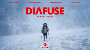 블랙야크 ‘다이아퓨즈 다운자켓’ 화보(생성형 AI 이미지)