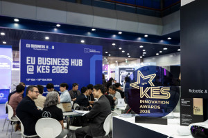 ‘EU 비즈니스 허브 - KES 2026’ 전시상담회 현장