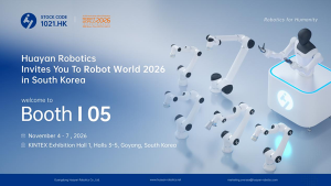 화옌 로보틱스(Huayan Robotics)가 경기도 고양시 킨텍스에서 열리는 ‘로보월드 2026(Robotworld 2026)’에 참가한다