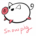 스노우피그 Logo