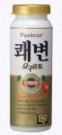 쾌변요구르트는 소비자의 선호도에 따라 사과과즙, 배과즙 2가지로 구분되어 출시되며 소비자 가격은 150ml에 1,000원이다.