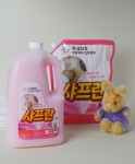 LG생활건강은 기존 섬유유연제의 방부제 성분을 없애 피부에 더욱 순해진 무방부제 ‘샤프란’을 출시했다. 