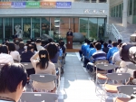  중부대 건원관 광장에서는 ‘스피치콘테스트(사진)’가 열렸다.