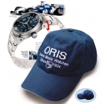 오리스는 신제품을 구매하는 고객 100명에게 선착순으로 ‘ORIS BMW WilliamsF1 Team’ 오리지널 모자를 선사한다