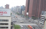 교보타워사거리 복공 완료 전경