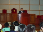 조선대학교 외국어대학(학장 추영식)은 베트남 최고의 한반도 전문가로 꼽히는 팜 띠엔 번 주한 베트남 대사 초청강좌를 27일 오후 5시 법과대학 2층 모의법정에서 개최했다. 번 대사