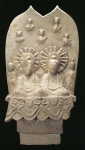 불상 二佛竝坐像  BUDDHIST STATUE