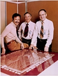 Andy Grove, Robert Noyce, and Gordon Moore in 1978