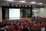 전남대 구성원들에 대한 통합계획안 설명회가 27일 오전 학생들의 저지로 한차례 무산된 뒤 오후 4시 용봉문화관 시청각실에서 개최됐다.