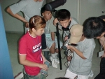 2004년 청소년 영상미디어캠프 실습사진