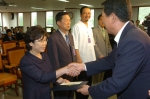 대상을 수상한 허귀옥 한여농 회장