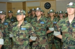 조선대학교 군사학부(학부장 김응식)는 7월 15일 오후 3시 체육관에서 병영체험훈련 신고식을 가졌다. 