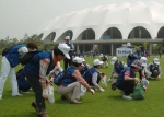 지난 6.18(토) 부산아시아드볼런티어 소속 봉사자 500여명이 부산아시아드주경기장 주변에서 환경정비 봉사활동을 추진하고 있다.