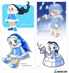 회원들이 직접 그린 이글루스 캐릭터