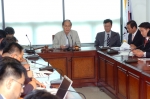 민주당 조직강화특위 기자단간담회- 중앙당 회의실