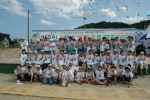 지난 4일부터 강원도 고성군 명파리 해수욕장에서 개최된 삼성생명「비추미 3세대 초록 여름봉사캠프」에 참가한 학생들의 모습