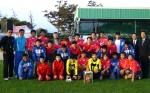 지난해 8월 일본 시즈오카 현에서 열린 '한일 정신지체인축구교류대회'에 출전한 한국대표선수단(뒷줄 왼쪽에서 다섯번째가 박기용 교수)