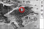 인천부 제작 관광안내도 <景勝の仁川>(1937)에 표기된 왜색지명 ‘松島’해설 : 일제는 ‘송도유원지’ ‘송도해수욕장’의 개설과 함께 청량산마저 ‘松島金剛’으로 표기해놓