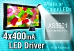 4 x 400mA LED 드라이버 AS3691