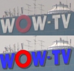 코리아 시그널(주)이 '전기먹는 하마 잡기' 캠페인의 일환으로 향후 교체, 설치할 WOW 한국경제TV 옥외간판 모습