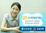 신한은행(www.shinhan.com)과 조흥은행(www.chb.co.kr)은 신한지주의 주가와 고객의 거래실적에 연계하여 보너스 금리를 제공하는 신개념의 주가연동 상품인 “제2차