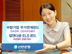 신한은행(www.shinhan.com)은 국내 대표 우량 기업의 주가와 연계한 조기상환형 펀드 ‘탑스2스타 파생상품투자신탁 KS-1호’와 ‘업앤드다운 ELS 혼합투자신탁 10호’를