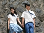 차태현, 송혜교가 고교커플로 변신해 화제를 모으고 있는 영화 <파랑주의보>