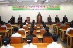 광주은행(은행장 정태석)은「2005년도 하반기 신입직원 연수 입교식」을 갖고, 광주은행의 비전과 핵심가치를 공유하는 열정적인 광은인 양성에 들어갔다.