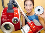LG전자「싸이킹멀티- 안티알러지」 청소기는 안티-알러지 필터시스템을 채용, 알러지 원인물질방지 기능을 영국 알러지협회(BAF: The British Allergy Foundatio