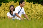 영화 ‘파랑주의보’, 두 주연배우의 설레이는 자전거 데이트 촬영 현장