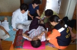 대전소방본부는 홀로 사는 어려운 노인 등을 방문 한방봉사활동 등 전개하였다