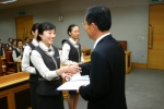 광주은행(은행장 정태석)은 미래 광주은행을 이끌어나갈 인재들을 4주간에 걸쳐 교육하고『2005년도 하반기 신입직원 연수 수료식』을 가졌다.