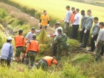 육군 1군단 예하 공병부대와 미 2사단 장병 40여명은 18일 경기도 파주시 광적면 효촌리지역 농가를 찾아 벼베기 대민지원 활동을 펼쳤다.
