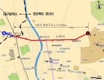 지하철2호선 경산연장사업 위치