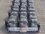다음다이렉트는 수능당일 모범택시로 장애우 수험생을 시험장까지 안전하게 모신다는 각오를 다지는 발대식을 가졌다.