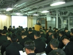 지난 10월 24일(금) 1차로 전체대원 140여명의 선상특강을 시작으로 11.28(월) 한국금연연구소(소장:최창목)는 기동군수임무를 띠고 있는 해군 대청함(함장:손차수대령)에서 