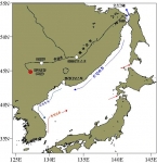 사고발생 지역 및 동해 해류도