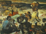 장리석화백의 <해조음(海潮音)>   제작년도 : 1957  재    료 : 캔버스에 유채    규    격 : 176x226cm (150호)