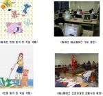 서울애니메이션센터에서 키즈툰.애니툰 스쿨 수강생들의 활동 모습
