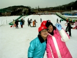 지난 2004년12월 45기 눈썰매체험사진
