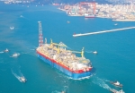 현대중공업이 최근 건조한 미국 엑슨모빌사의 키좀바 FPSO.