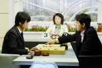 지난15일 서울 홍익동 한국기원 1층 바둑TV 스튜디오에서 진행된<제1기 원익배 십단전> 결승 2국