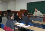 전북대학교 6기 학생홍보팀이 본격적인 활동을 위한 동계 교육이 시작되었다. 강준만 교수의 특강 모습