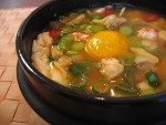 82cook.com에 '고소미'님이 올린 순두부찌개. 풀무원의 해물요리용 요리국물을 사용했는데 너무 맛이 좋았다고.