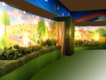 서울대공원관리사업소는 제2아프리카관 실내관람장에 동화와 동물의 박제를 응용한 디오라마 전시장 ‘비버공작소-꼬마 비버의 모험’을 오픈한다. 전시장 내부사진