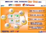 중소상공인에게 적합한 KTF**114서비스와 KOID의 114홈서비스를 
통합한 제공 서비스 